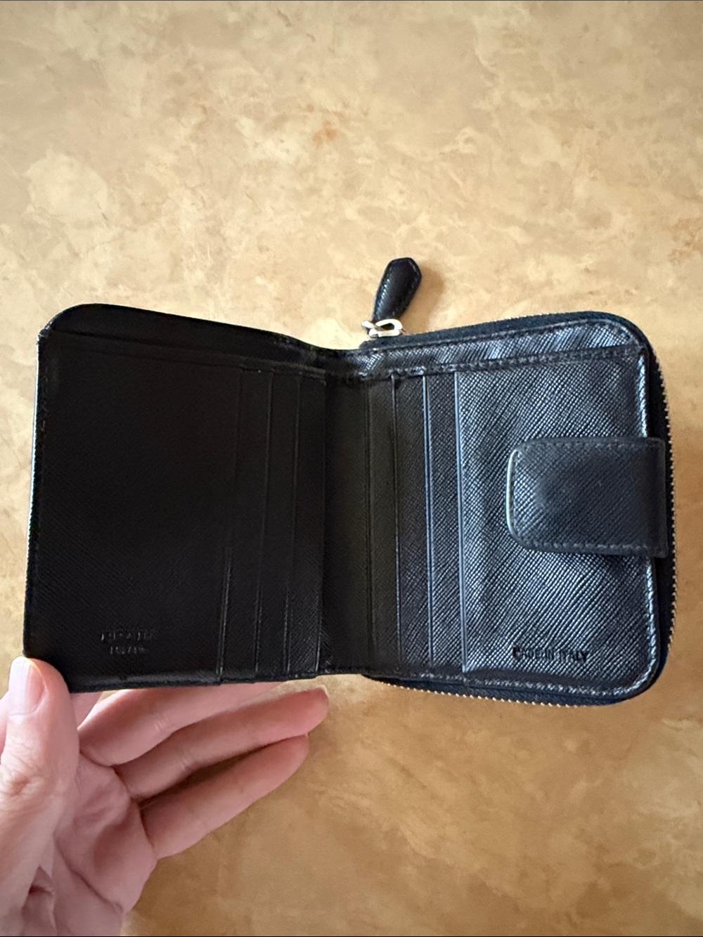 Prada Tessuto Zip-Around Compact Wallet - Picture 6 of 11